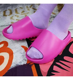 Wordex EZ1150 Rahat Tabanlı Unisex Plaj Havuz Bahçe Yazlık Günlük Terlik (Fuşya)