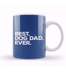 Best Dog Dad Ever Kupa Bardak Porselen