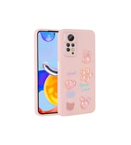 Xiaomi Redmi Note 12 Pro 4G Uyumlu Kılıf Kabartma Figürlü Parlak Zore Toys Silikon Kapak