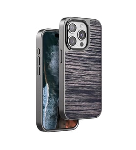 Iphone 15 Wave Kapak - Kahverengi