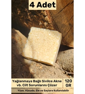 #bitkiselsabun %100 Doğal Güzel Kokulu El Yüz Saç Vücut Orijinal Bitkisel Pirinç Sabun 120g - 4 Adet