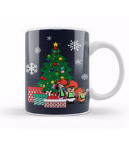 Yippee Yappee And Yahooey Around The Christmas Tree Kupa Bardak Porselen