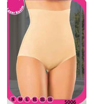 Ten Yüksek Bel Lazer Kesim Toparlayıcı Korse Külot – Dikişsiz Şekillendirici S-3XL 5006