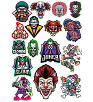 Palyaçolar Sticker Set  17 Parça Telefon, Tablet, Defter, Laptop Sticker
