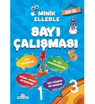Çiz - Sil Minik Ellerle Sayı Çalışması (Kalem Hediyeli)