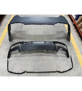 AUDİ - ARKA TAMPON SET S-LİNE (SİYAH DETAY) A5 2020-