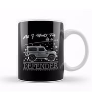 All I Want For Christmas Is A Defender Kupa Bardak Porselen
