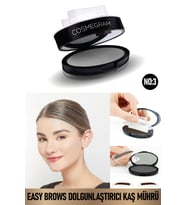 Cosmegram Easy Brows Kaş Mührü- Kaş Dolgunlaştırıcı No:3 Gri