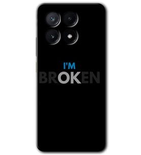 Poco x6 Pro Kılıf HD Desen Baskılı Kılıf - Im Broken