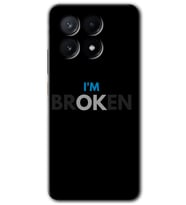 Poco x6 Pro Kılıf HD Desen Baskılı Kılıf - Im Broken