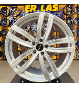 4 Adet SLK-1611 8,5*19 5*112 ET45 57,1 HYPER SILVER JANT (Takım)