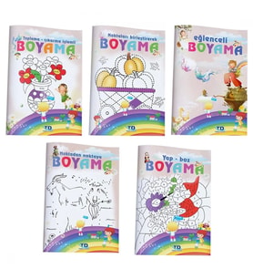 ETKİNLİKLİ BOYAMA (5'Lİ)