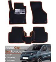 CİTROEN BERLİNGO (2024-2025) Uyumlu EVA Paspas Tam Set–Araca Özel,Su Geçirmez,Kolay Montaj
