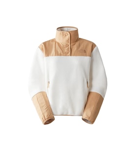 The North Face W Cragmont Fleece 1/4 Snap Kadın Outdoor Polar Sweatshirts NF0A84IBLDI1 Beyaz