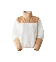 The North Face W Cragmont Fleece 1/4 Snap Kadın Outdoor Polar Sweatshirts NF0A84IBLDI1 Beyaz