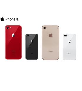 Apple iPhone 8 Arka Pil Batarya Kapak Cam Kamera Lensli