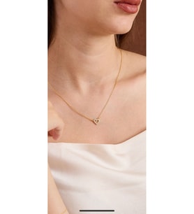 Kalp Kolye 925 ayar (Gold)