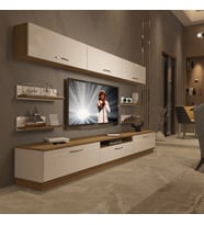 Decoraktiv Trendstyle 8Y Mdf Tv Ünitesi Tv Sehpası - Pera Beyaz (Pera-Beyaz)