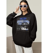 Demon Killer Baskılı Unisex Oversize Kill Them All Anime Hoodie