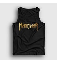 Presmono Unisex Siyah Gold Logo Manowar Atlet 63557tt