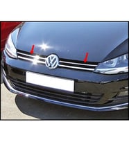 VW Golf 7 Krom Ön Panjur 2 Prç. 2013 Üzeri P.ÇELİK (Comfortline)