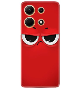 Infınix Note 30 Kılıf Resimli Desenli Silikon Platinium Series Red 1829