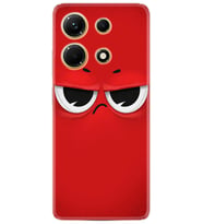 Infınix Note 30 Kılıf Resimli Desenli Silikon Platinium Series Red 1829