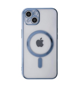 İphone 14 Plus Kılıf Magneticsafe Lazer  - Sierra Blue