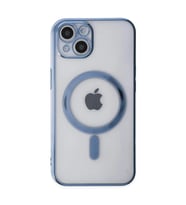 İphone 14 Plus Kılıf Magneticsafe Lazer  - Sierra Blue