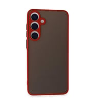 Samsung Galaxy S24 Kılıf Montreal Silikon Kapak - Kırmızı