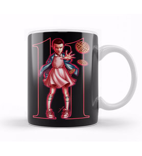 Stranger Things Eleven Kupa Bardak Porselen