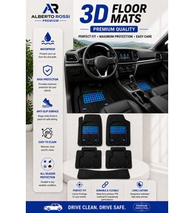 Soueast S06 Premium 3D Kauçuk Paspas Venüs Mavi