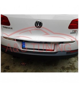 Volkswagen Tiguan Krom Bagaj Alt Çıta Formlu 2007-2015 Paslanmaz Çelik