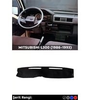Mıtsubıshı L300 (1986-1993) 3d Torpido Koruma Kılıfı - Ön Göğüs Kaplama - Siyah Şerit