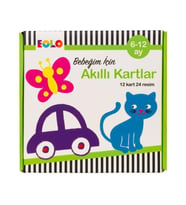6 ve 12 Ay Bebeğim İçin Akıllı Kartlar Eolo Yayıncılık