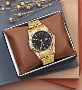 Spectrum Rolex Tarzı Metal Kordon Erkek Kol Saati (Gold)
