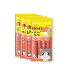 Me-O Kremalı Somonlu Kedi Sıvı Ödül Maması 60 Grx 4 Adet