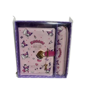 VICTORIA'S JOURNALS 525-1974 HUSH HUSH KUROMİ KİLİTLİ 13x18cm 80gr.160YP.ÇİZGİLİ DEFTER + KALEMLİK S