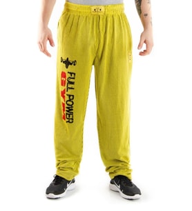 Full Power Gym Alt Spor Eşofman Sarı