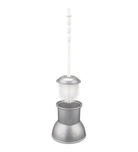 Omnisoft FLR F042 Plastik Lüks Klozet Wc Fırçası Gri