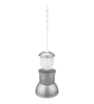 Omnisoft FLR F042 Plastik Lüks Klozet Wc Fırçası Gri