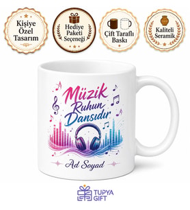 Pop Müzik Kültürü Kupa Bardak Dans Pisti Ritim Hediye Eğlenceli Pop Dinleyenlere