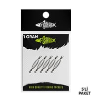 Çift Taraflı Fırdöndülü Kurşun - Fishack - 1 Gram (5'li)