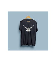 Oversize Güvercin Tasarım Unisex T-shirt