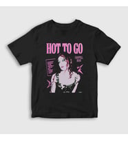 Presmono Unisex Çocuk Siyah Hot To Go Müzik Chappell Roan T-Shirt 497578tt