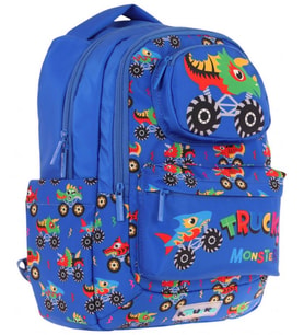 Kaukko Toys Erkek Çocuk 3D Kamyon Şekilli İlkokul ve Günlük Sırt Çantası - Mavi - L5255