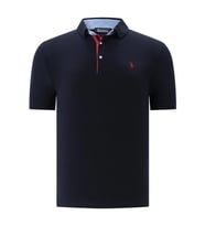 T8582 DEWBERRY ERKEK T-SHIRT-DÜZ LACİVERT