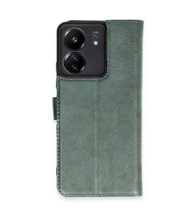 Xiaomi Redmi 13C Kılıf Trend S Plus Kapaklı Kılıf - Yeşil