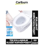 Seyahat Restaurant Avm Halka Açık Tuvalet Wc Hijyenik Tek Kullanımlık Klozet Kapağı Poşeti 50 Adet