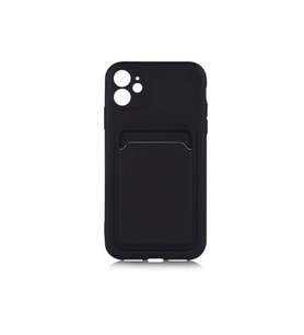 Apple iPhone 12 Uyumlu Kılıf Zore Ofix Kapak (Siyah)